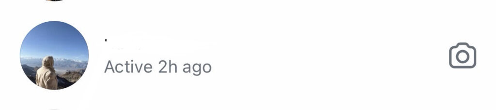 active status on Instagram