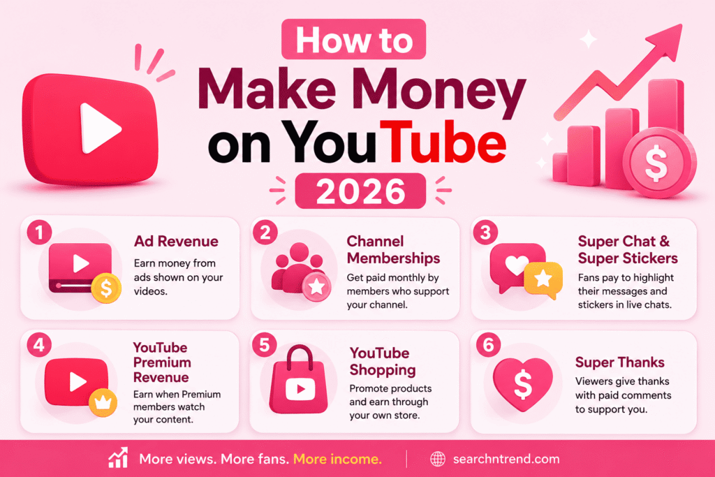 How to Make Money on YouTube 2026 How to Make Money on YouTube 2026